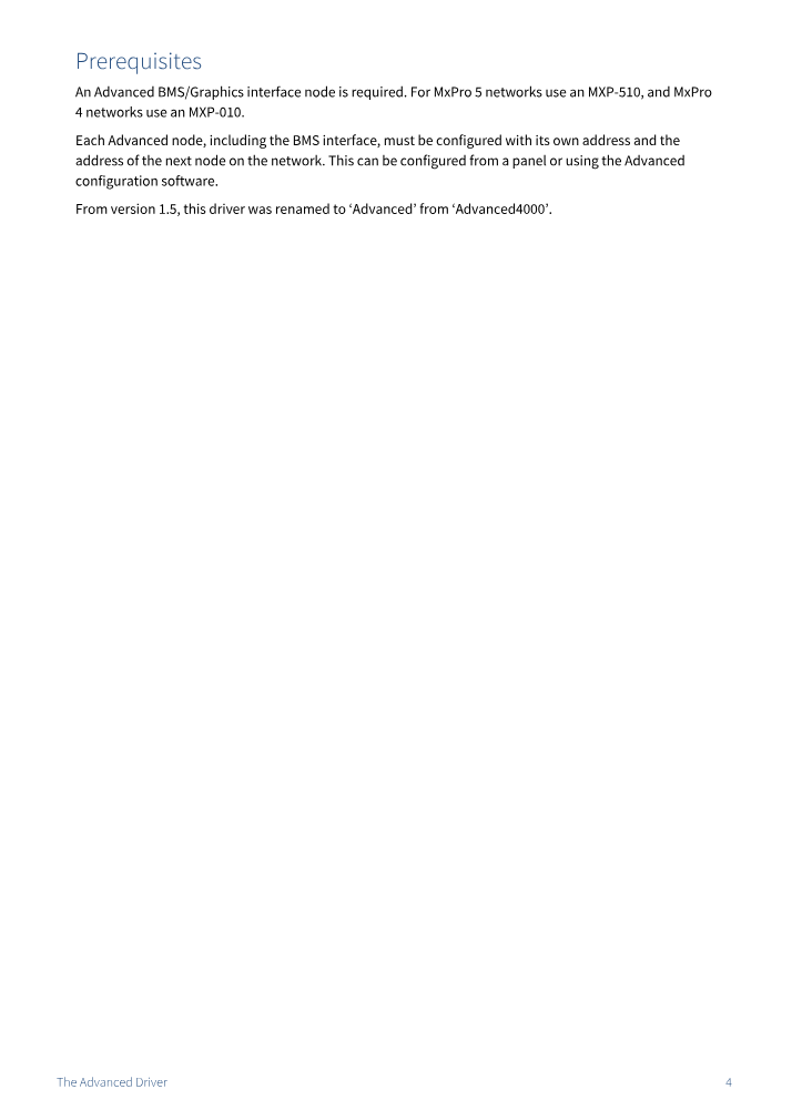 Preview thumbnail of page 4 of the Advanced Driver Manual PDF document.